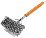 BBQ-Aid front view of brush showing safe bristle-free design and simple grip benefit