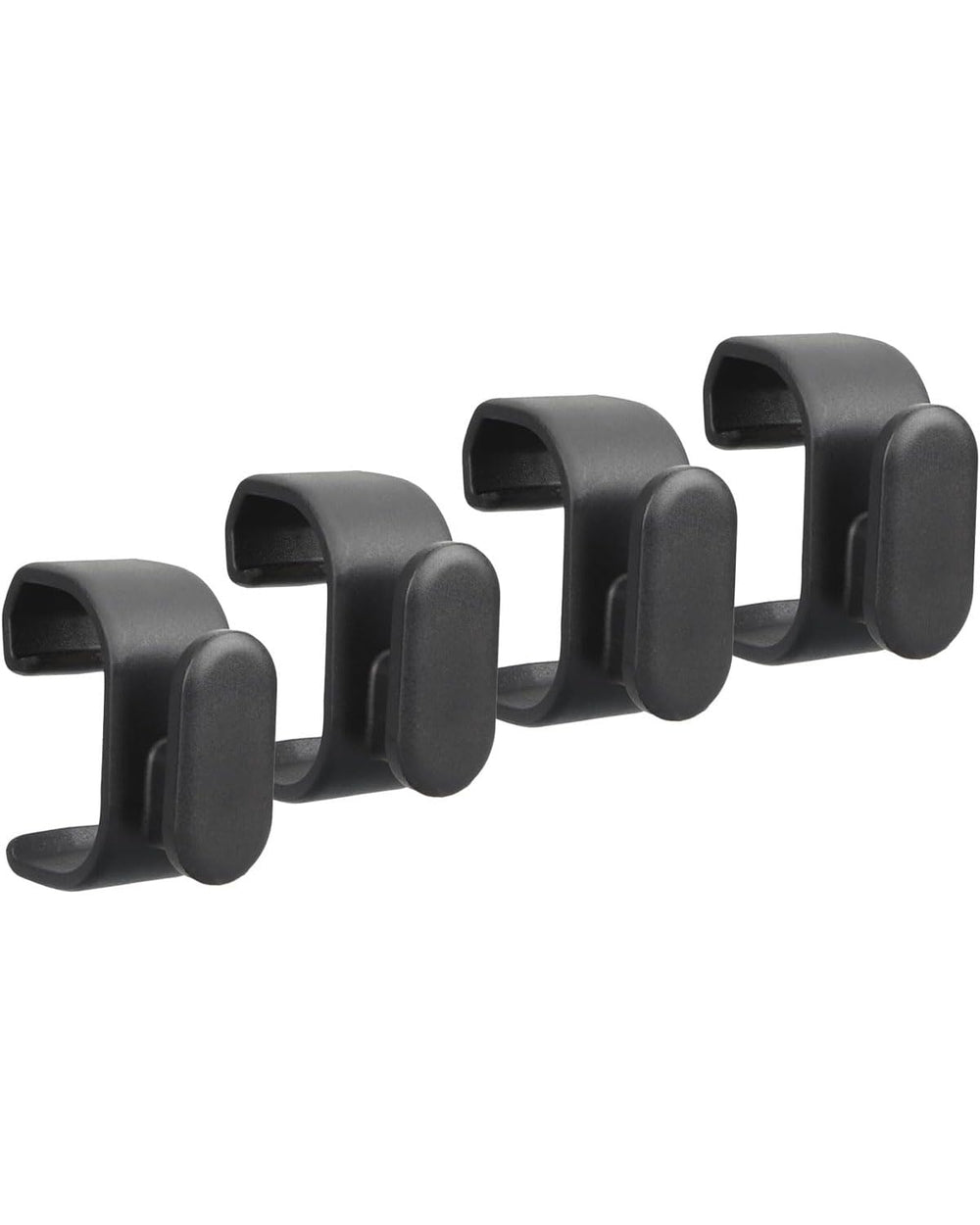 BBQ Future front packaging showing four black snap-on hooks, organized storage benefit