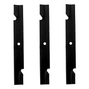 BCQNXX blades front view showing three high-lift blades and improved cutting performance