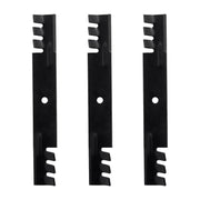 BCQNXX front view of 3-pack blades showing packaging and benefits