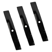 BCQNXX front view of three 48" high-lift blades showing fit and finish for accurate replacement