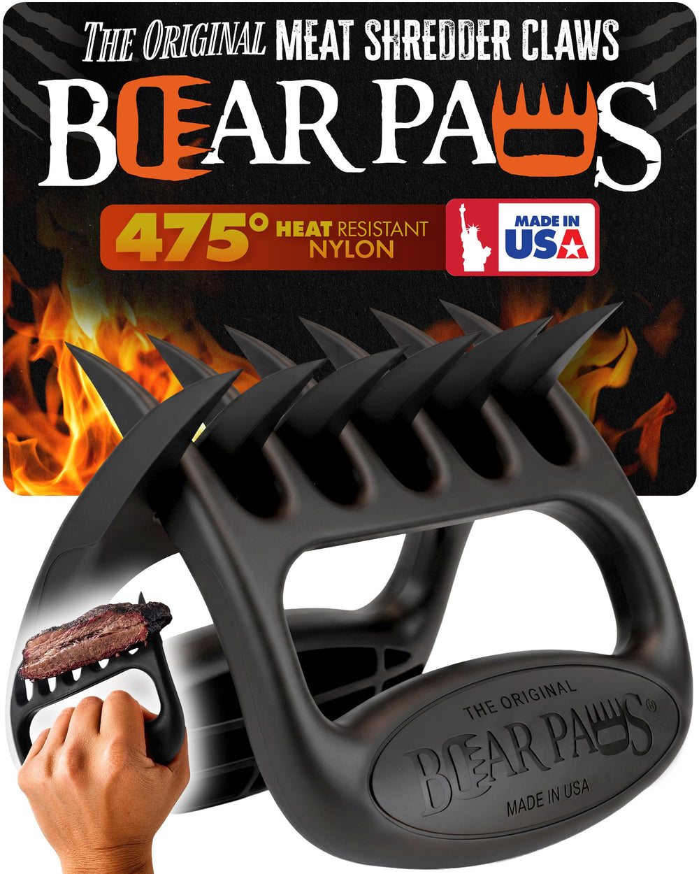 Bear Paws front packaging showing black claws and bold branding for quick ID