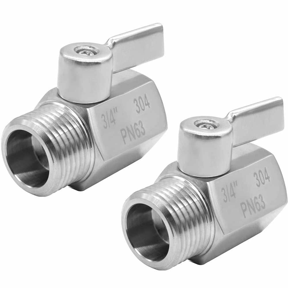 beduan front view of stainless-steel valve showing durable construction and reliable control