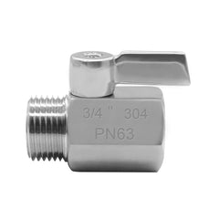 beduan close-up of 3/4" GHT threads showing precise fit and leak prevention