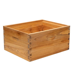 BeeCastle assembled box with frames showing ready-to-use, easy assembly benefit
