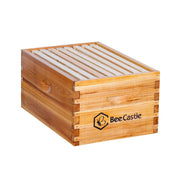 BeeCastle front view of deep brood box showing ready-to-assemble benefit