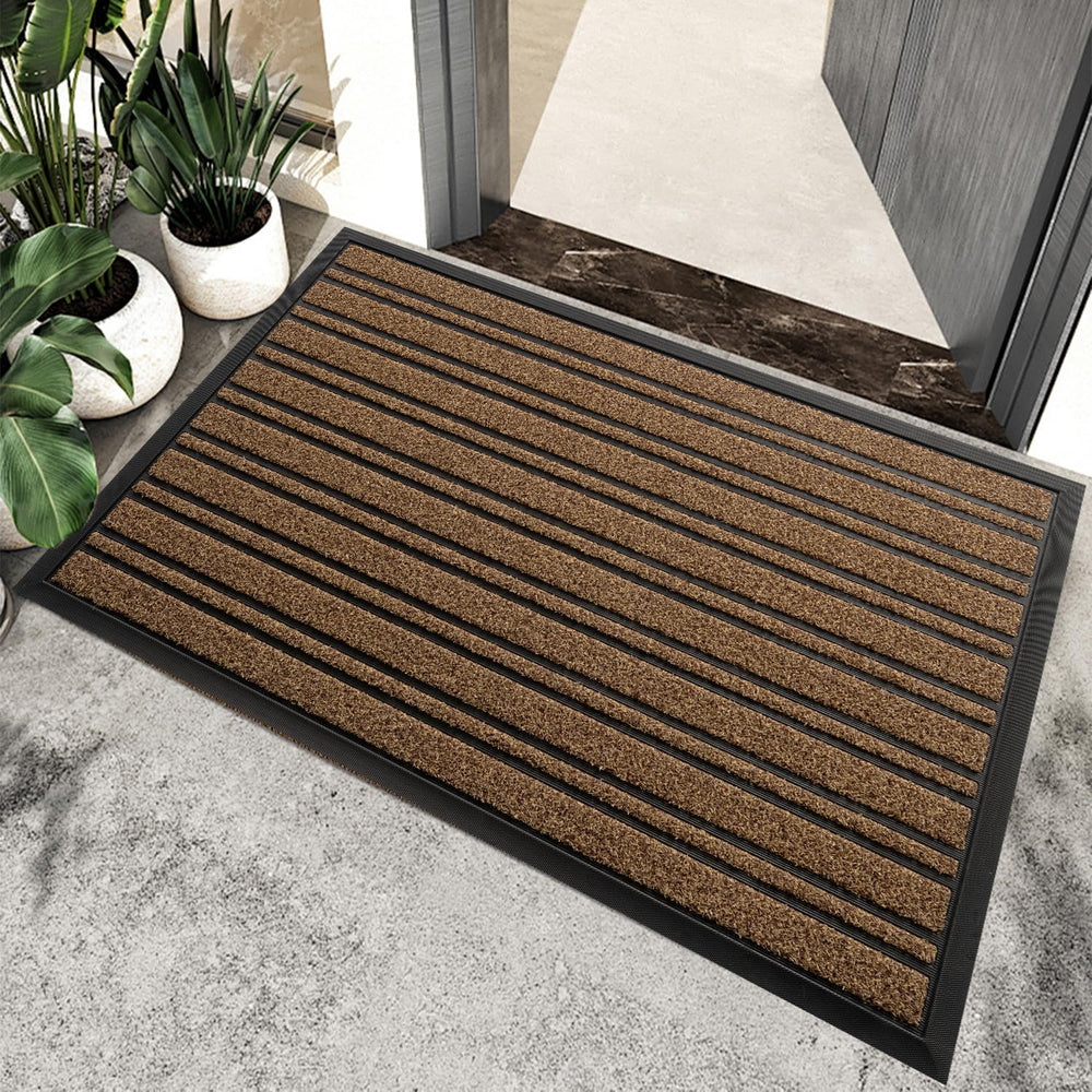 BEHERO front view showing welcome mat protecting entrance