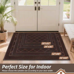 BEQHAUSE low-profile edge detail preventing door catch and keeping threshold clear