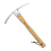 Berry&Bird front view of mattock showing dual head and handle for versatile digging