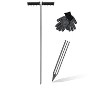 Beseetop front view of soil probe rod showing full length and finish for durable locating