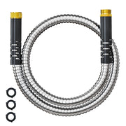 Besiter front view of hose adapter showing fittings and finish for durability