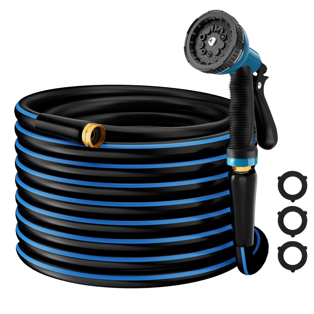 Besiter hose full length front view showing lightweight handling and reach