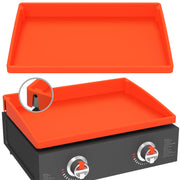 BESSIO front view of 22 inch griddle mat showing full protection benefit