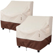 Bestalent front view of full cover protecting patio chair, durable weather protection