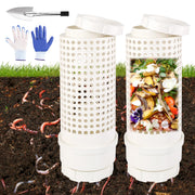 Bettoor front view of inground worm composter showing compact footprint and setup benefit