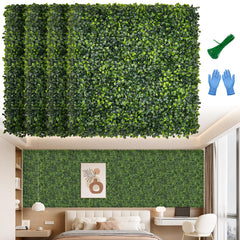 BHXCL front view of assembled panels showing full greenery and instant privacy benefit