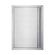 BI-DTOOL front view of stainless steel 17x24 access door showing sleek finish and fit benefit