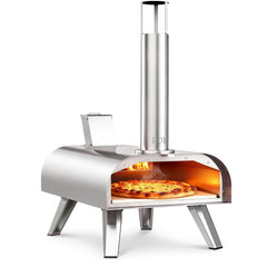 BIG HORN front stainless steel oven showing sturdy build and fast heat