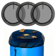 Biggun front view of three black mesh covers showing pack and size benefit