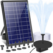 Biling solar pump front view showing compact design and connectors