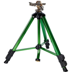 Biswing front view tripod sprinkler showing stable base and full unit benefit