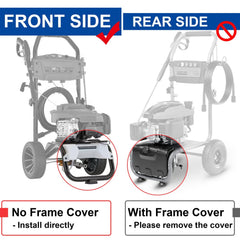 Biswing side profile showing durable aluminum body and compact design benefit