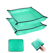 BIUWING folded mat front view showing compact portability and storage benefit