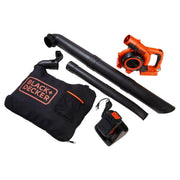 BLACK+DECKER front angle view showing compact blower design and portability benefit