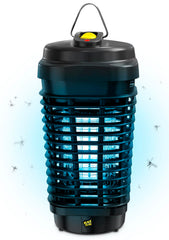Black Flag BZ-15 electric grid detail showing 4500V protection for quick insect elimination