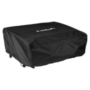 BLACKSTONE front view of 22-inch cover protecting griddle, keeps surface clean