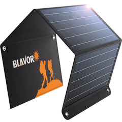 BLAVOR folded front panel showing compact portability and travel convenience