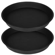 Bleuhome 21-inch saucer front view showing full rim and capacity benefit