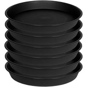 Bleuhome front view of 6-pack saucers showing tidy storage and durable finish