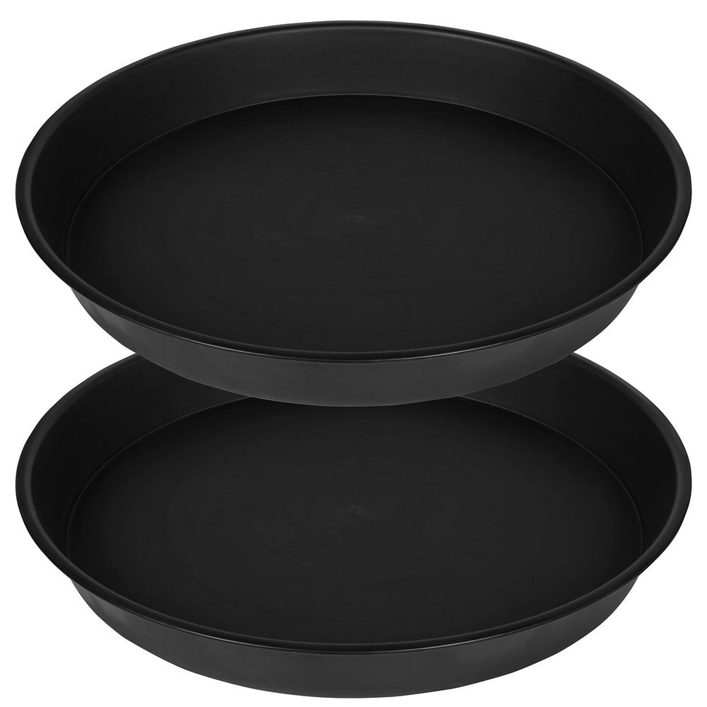 Bleuhome front view of 12 inch saucers showing clean design and protection