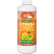 Bloom City front label showing product benefits and organic formula