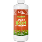 Bloom City front label showing 32 oz bottle and easy application benefit