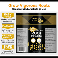 Bloom City liquid texture close-up highlighting microbial suspension for effective root contact