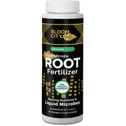 Bloom City front label showing product benefits and 8 oz size