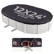 Blue Wave front packaging showing cover and included hardware for easy install