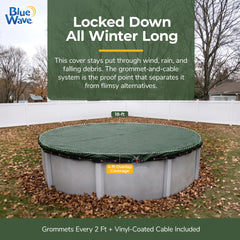 Blue Wave seam detail with heat-sealed reinforcement for durable winter protection