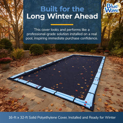 Blue Wave closeup of heat-sealed seam showing durability and moisture resistance