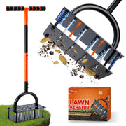 Bluesea front view showing orange frame and full spike array for efficient aeration