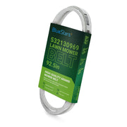 BlueStars front packaging showing deck belt and part number for quick identification