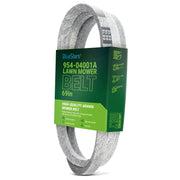 BlueStars front view of packaged drive belt showing sizing and fit benefits