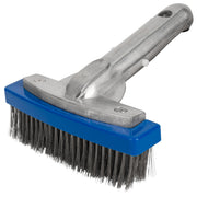 BlueStars brush front view showing compact head and durable bristles for focused scrubbing