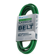 BlueStars belt front packaging showing product and fitment benefit