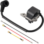 BlueStars ignition coil front view showing square housing and mounting holes for reliable fit