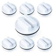 BlueStars front view of plug showing shape and secure sealing benefit