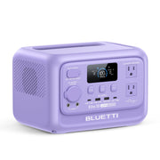 BLUETTI Elite 30 V2 front panel showing ports and easy controls for quick setup