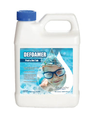 Bluewater Chemgroup defoamer front label showing product name and size benefit
